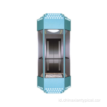 Panoramic Elevator Rhombus Cabin